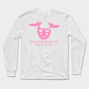 Mademoiselle Sorcier - Vallée des Merveilles - rose Long Sleeve T-Shirt